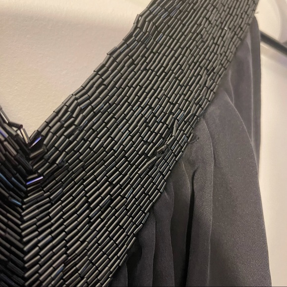 Alice + Olivia Silk Beaded Blouse - Picture 4 of 7